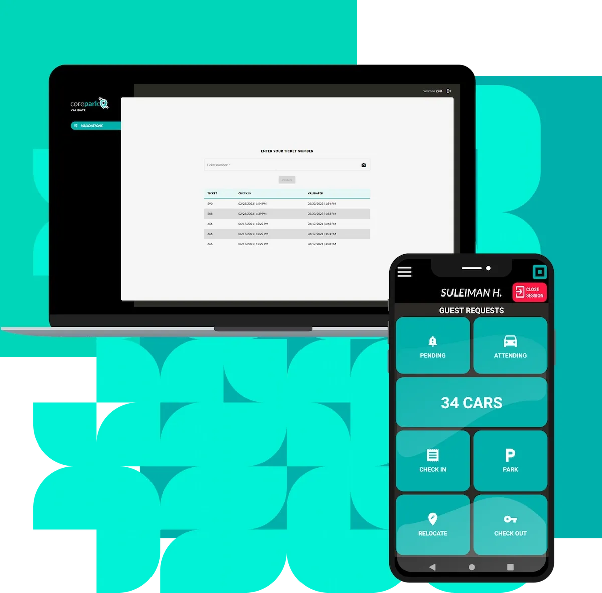 CorePark | Backoffice & Valet App | Validations